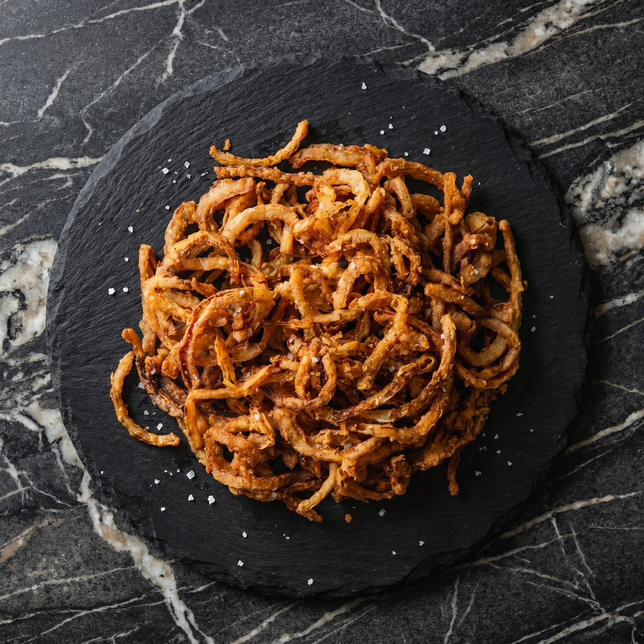 Crispy Onion Strings: The Topping That Steals the Show