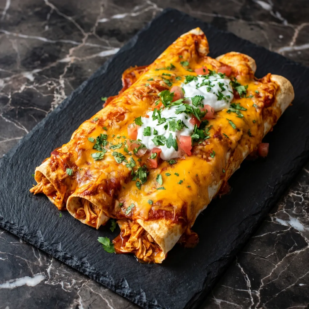 Chicken Enchiladas: Roll, Smother, Bake, Devour