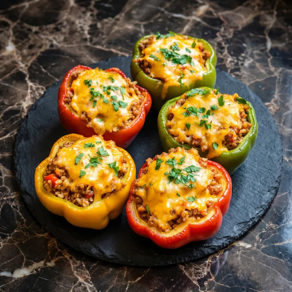 Stuffed Bell Peppers: A Whole Meal in a Colorful Bowl