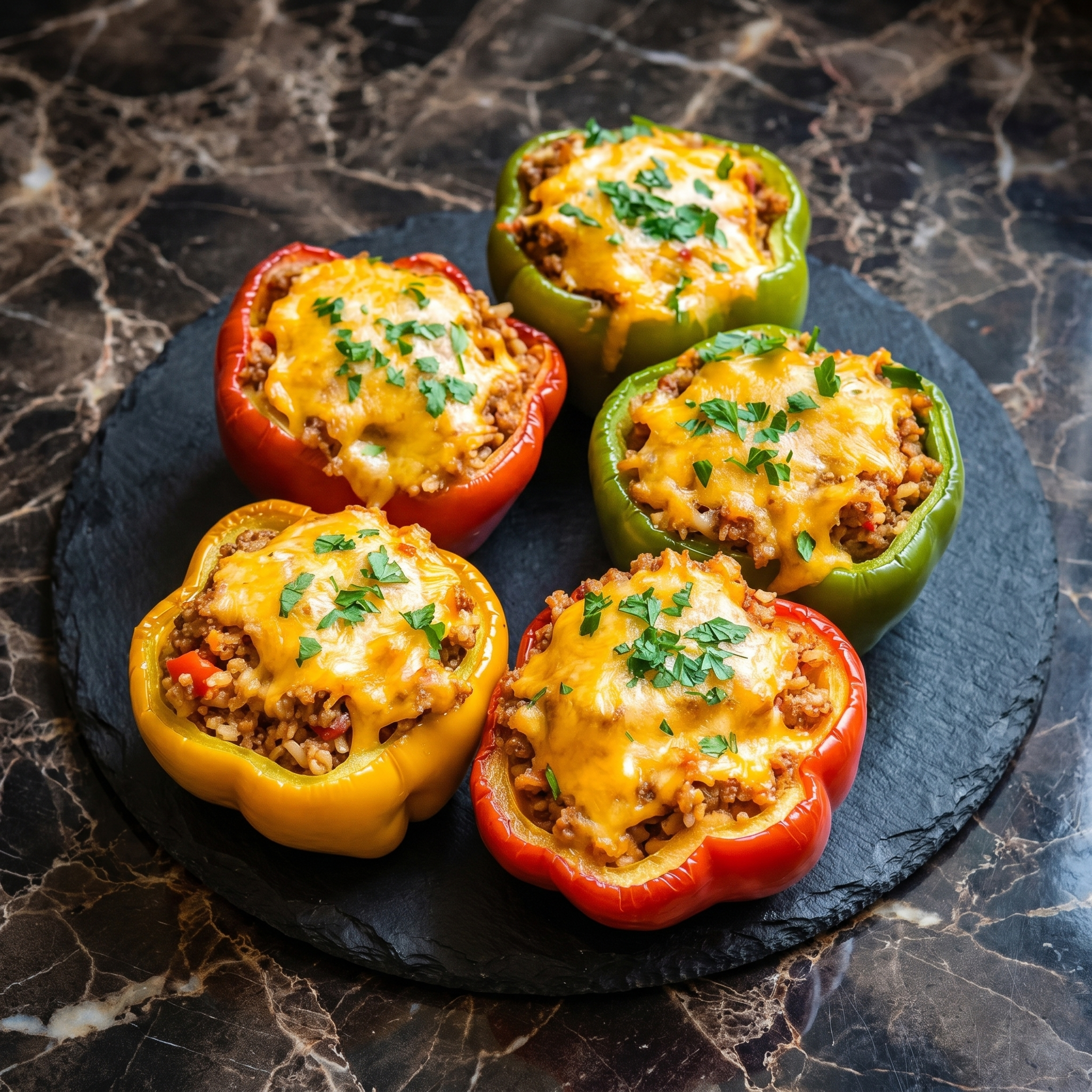 Stuffed Bell Peppers: A Whole Meal in a Colorful Bowl