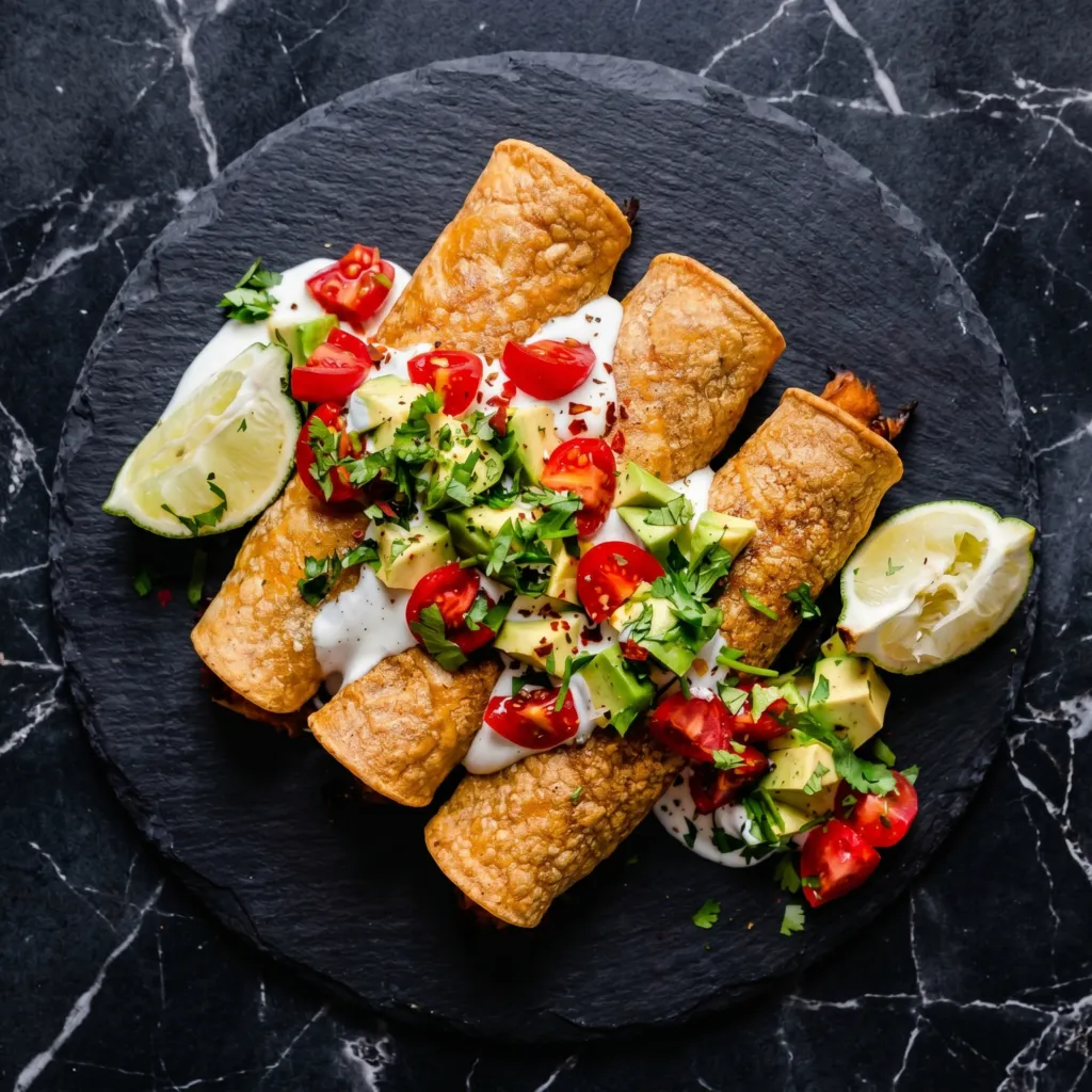 Chicken and Cheese Taquitos: Rolled, Crispy, Irresistible