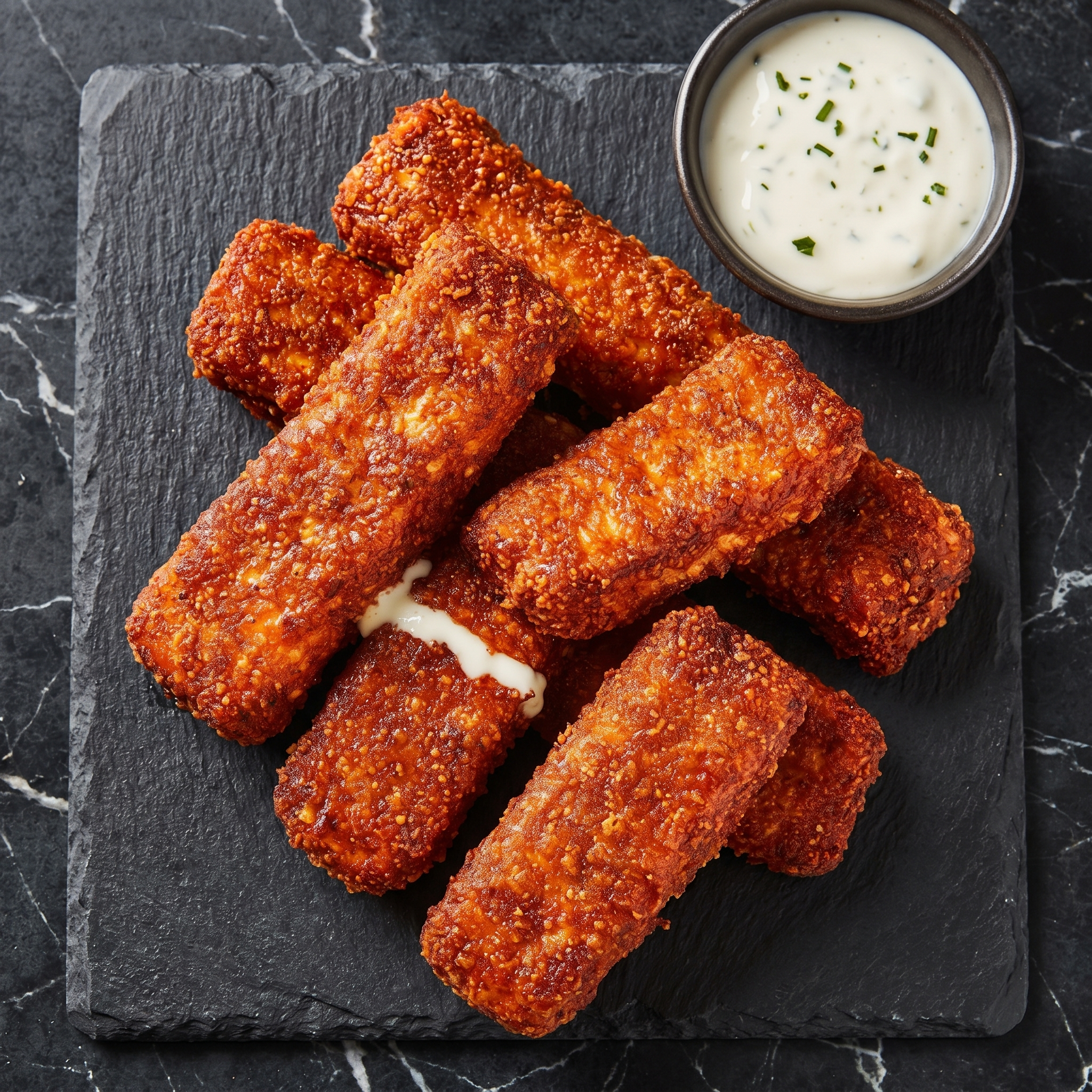 Nashville Mozzarella Sticks (Hot, Crispy, Insanely Addictive)