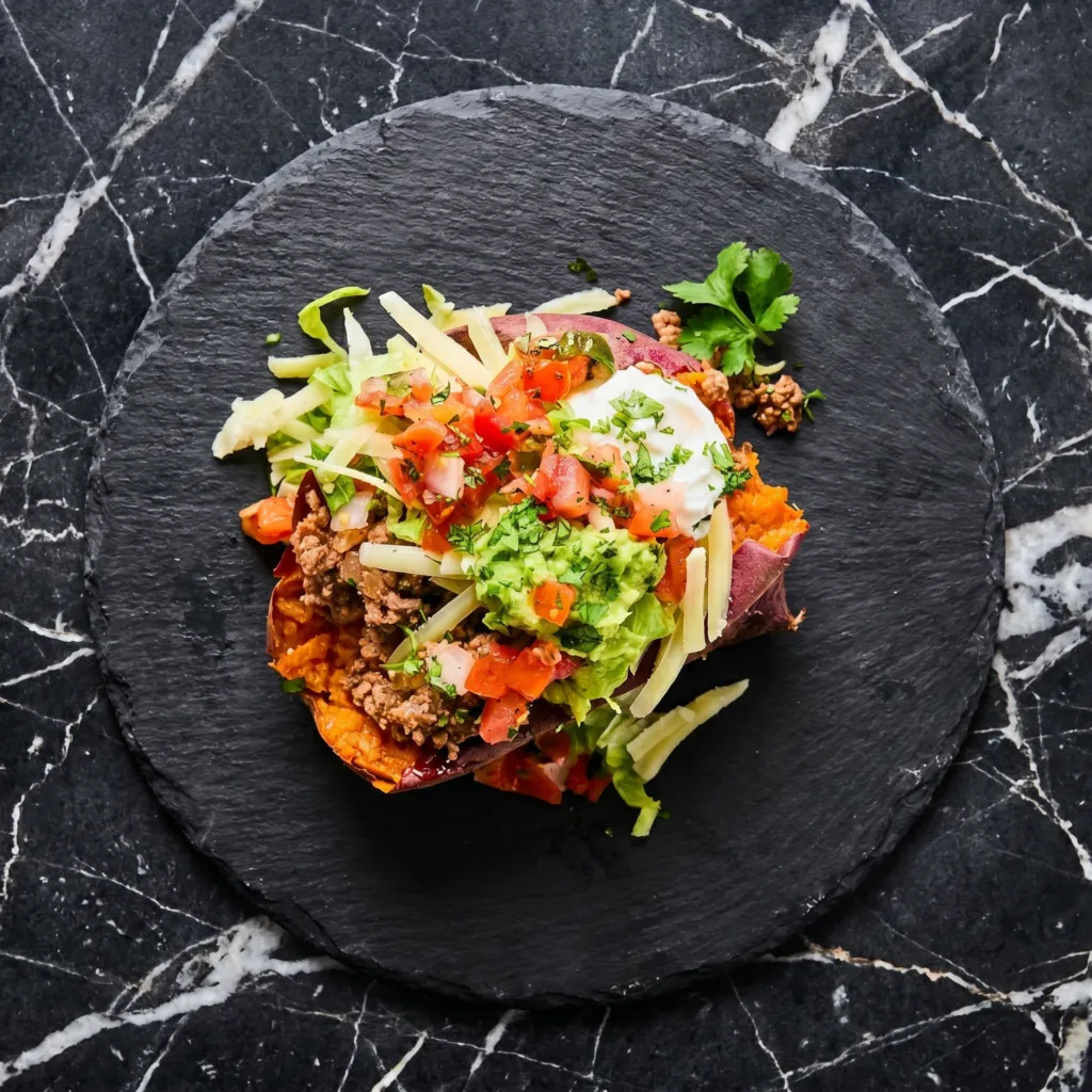Taco Stuffed Sweet Potatoes (The Healthy Meal That Doesn’t Taste Like One)