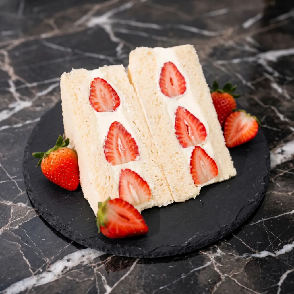 Japanese Fruit Sando: Cream, Strawberries, and Pure Joy Between Bread
