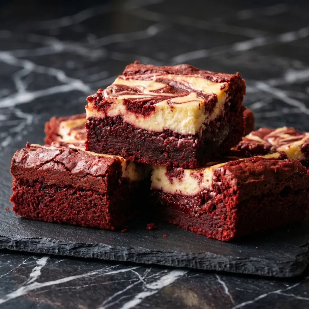 Red Velvet Cheesecake Bars (Swirled to Perfection)