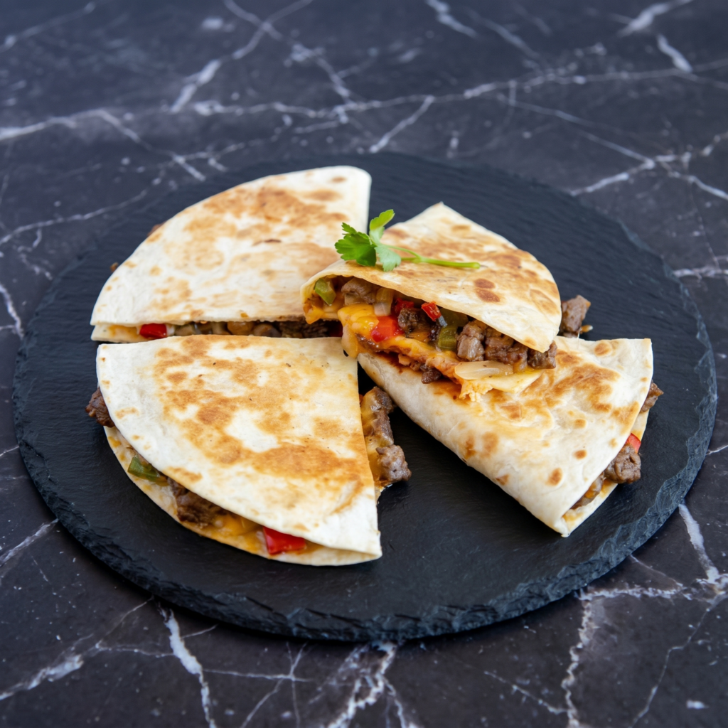 Philly Cheesesteak Quesadillas: Two Legends, One Pan
