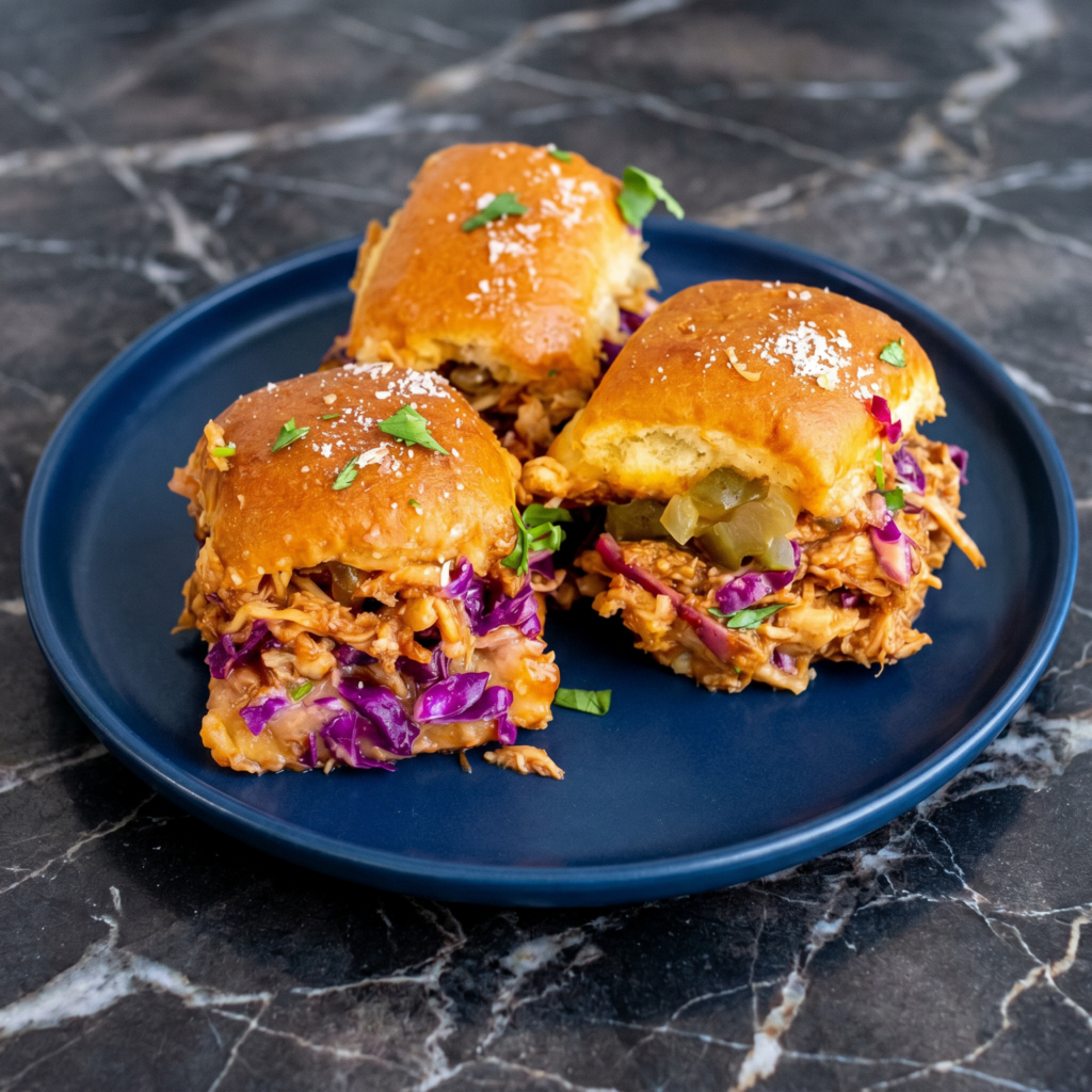 BBQ Chicken Sliders: Little Buns, Big Flavor
