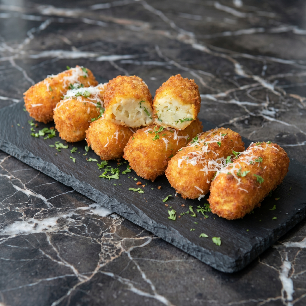 Potato Croquettes: Crispy Outside, Cloud Inside