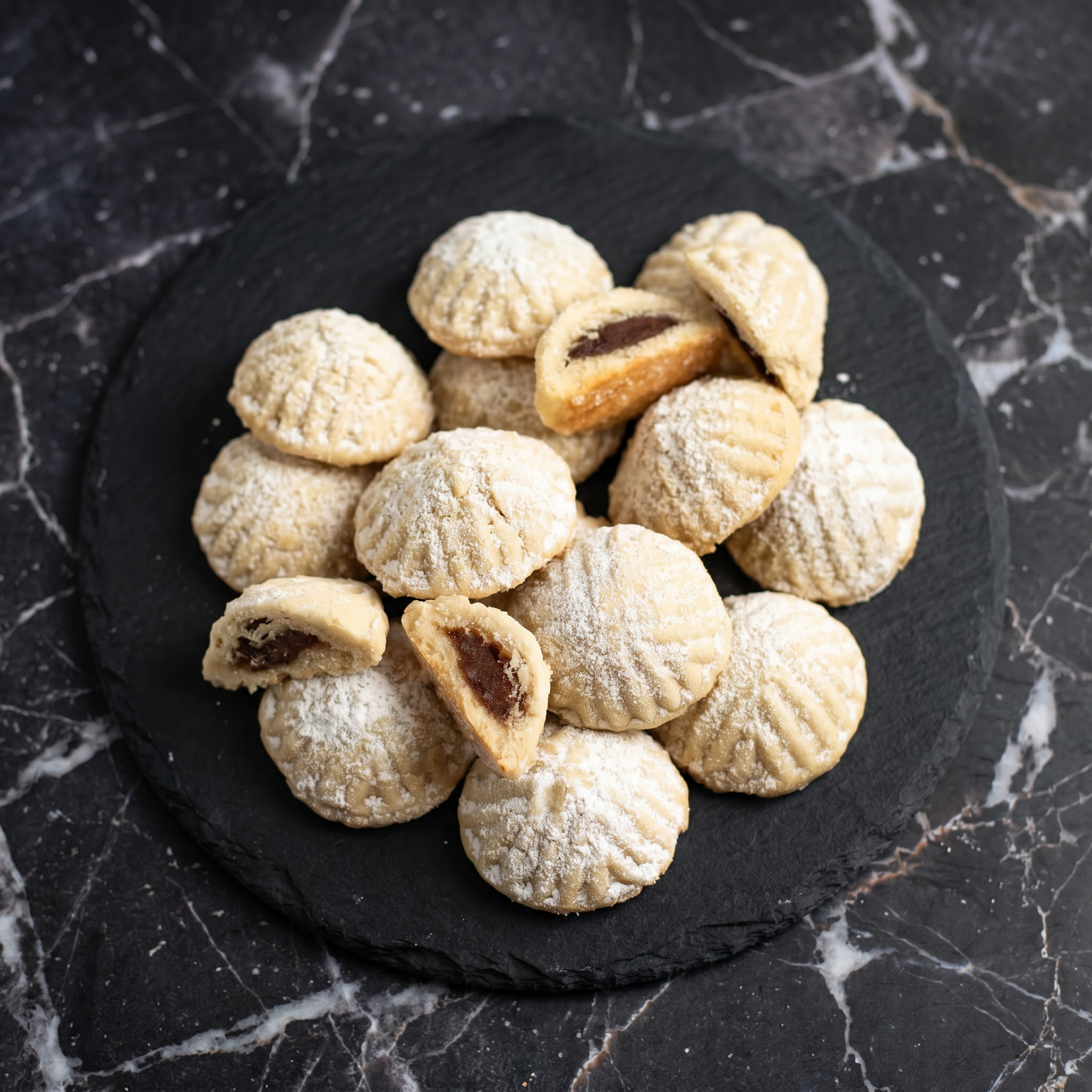 Ma’amoul (Buttery, Date-Filled Semolina Cookies)