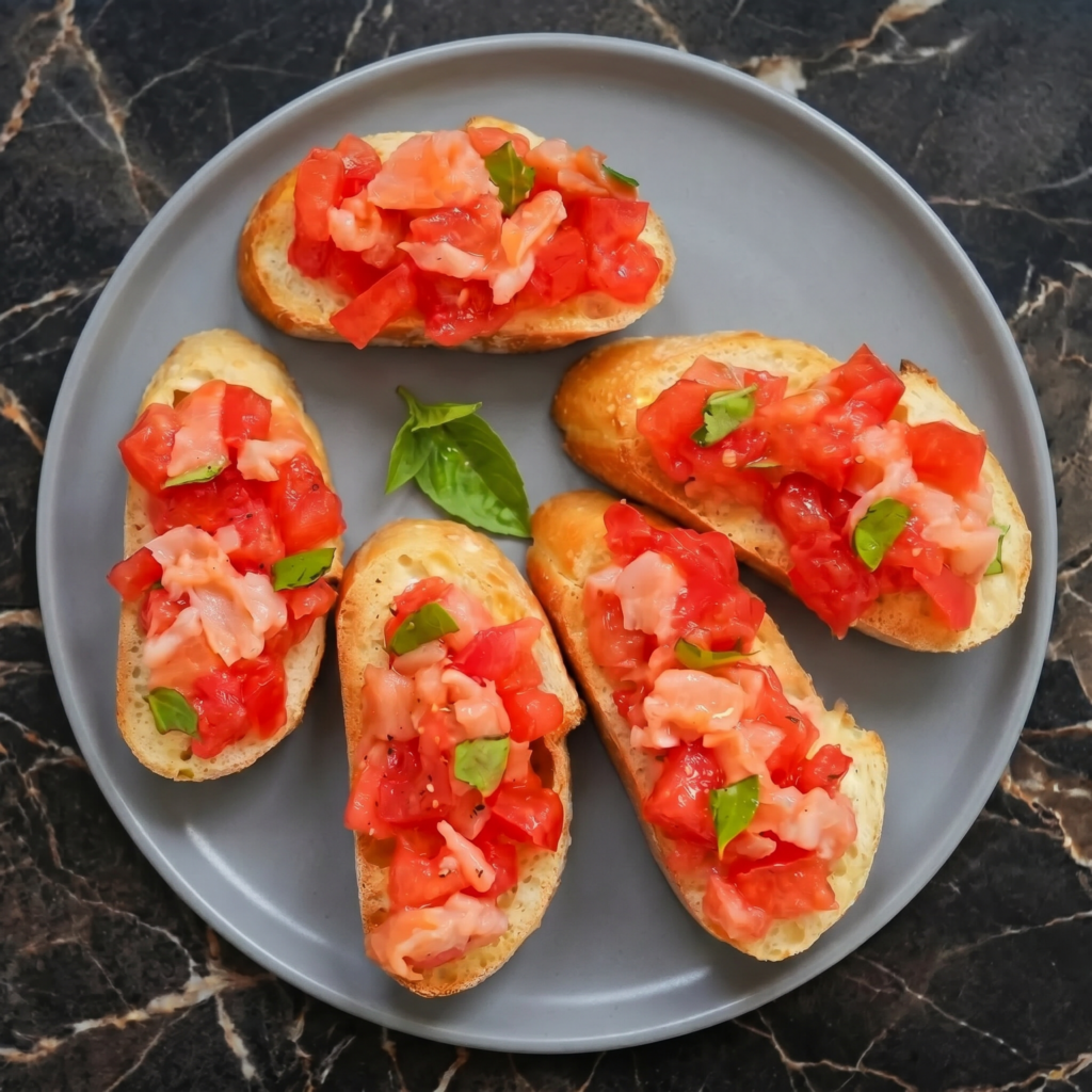 Tomato Bruschetta (The 10-Minute Appetizer That Disappears Fast)