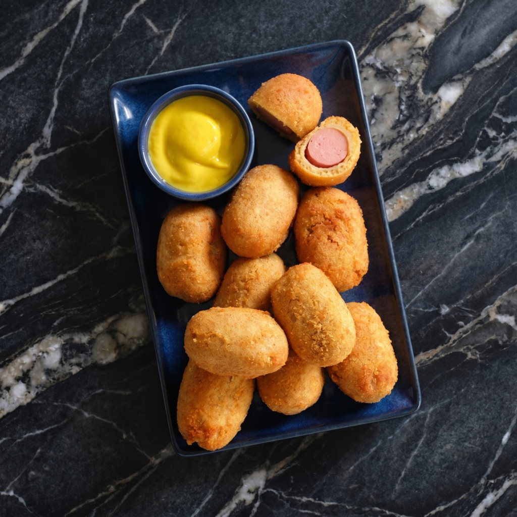 Mini Corn Dogs (Bite-Sized, Fair-Food Perfection)