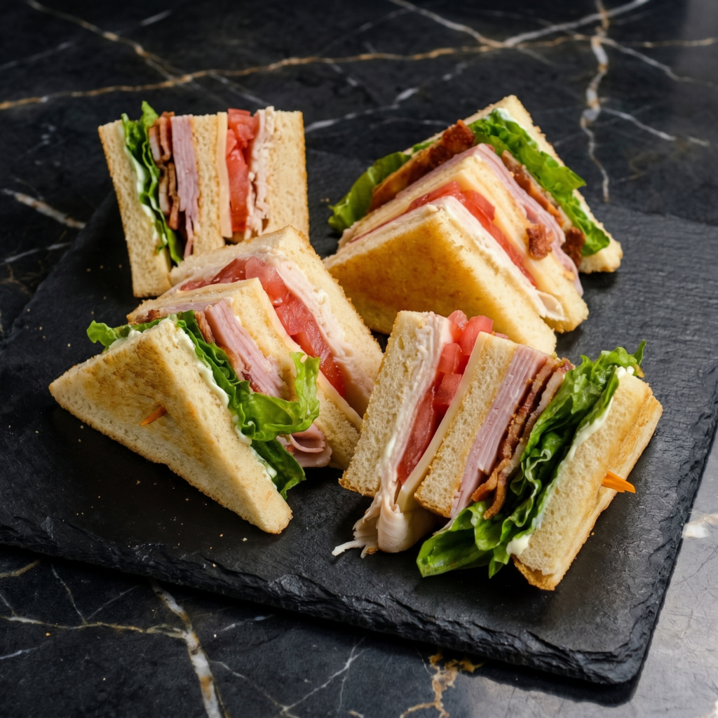 Turkey Club Sandwiches (The Triple-Decker Icon)