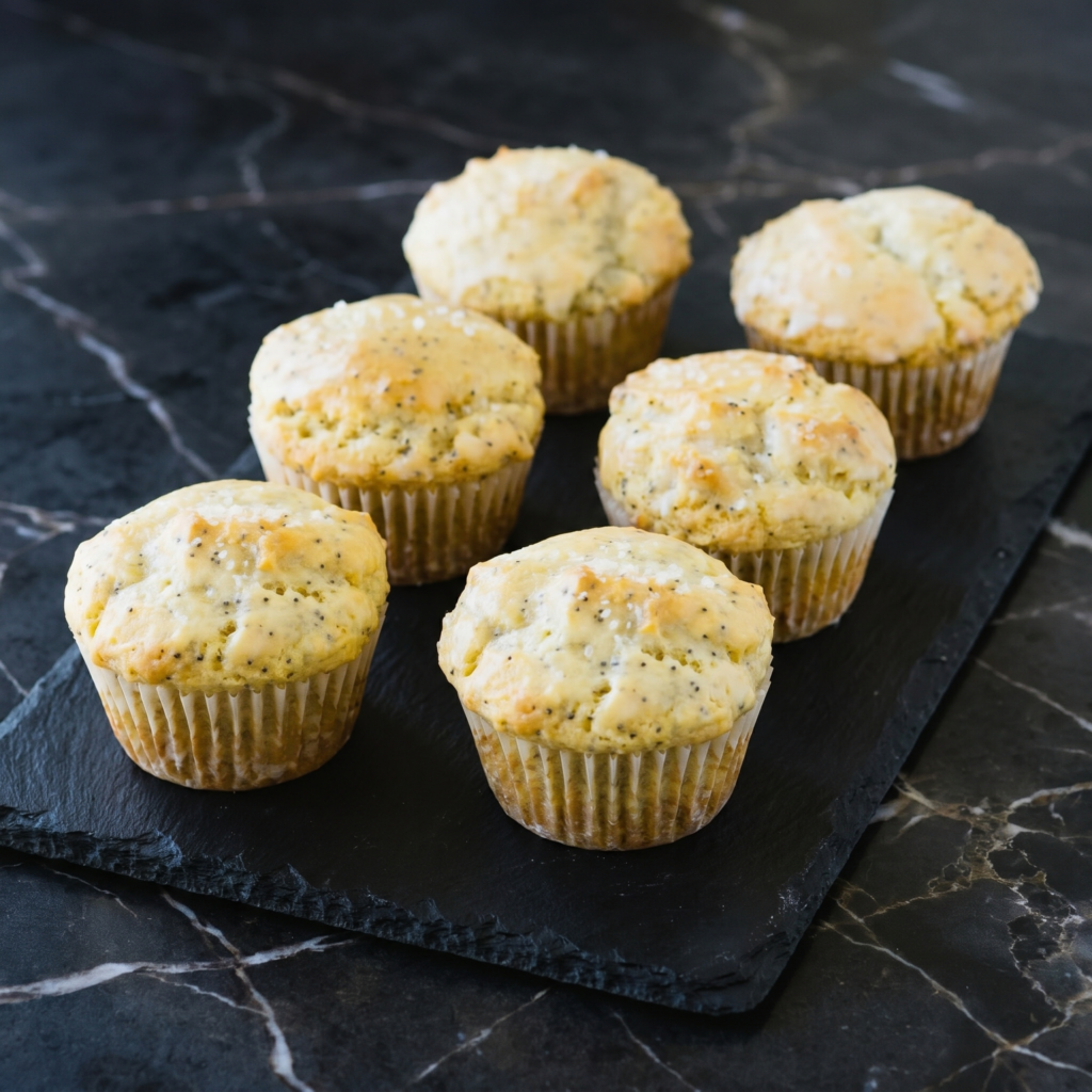 Lemon Poppy Seed Muffins (Bright, Buttery, Bakery-Style)