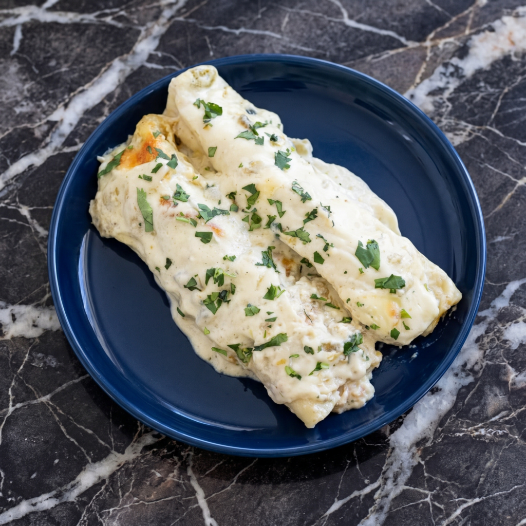 White Chicken Enchiladas
