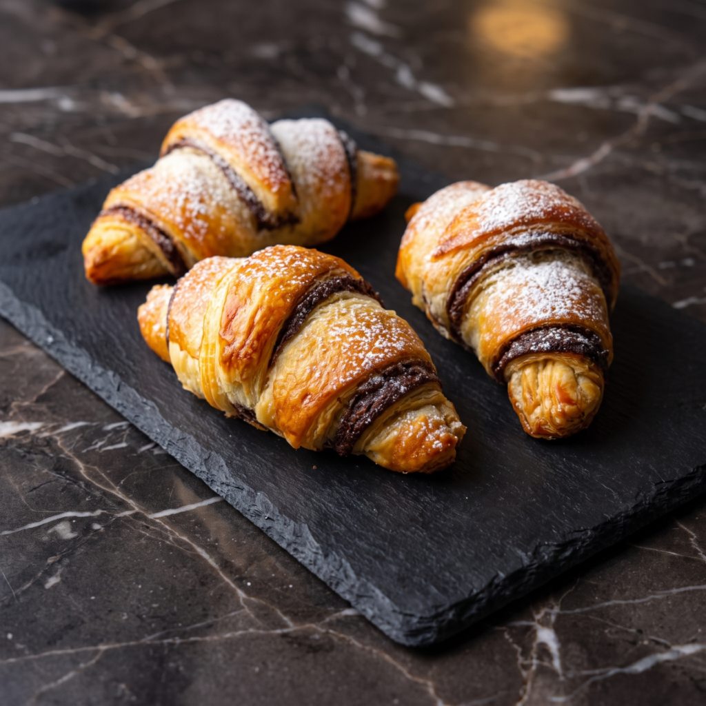 Nutella Croissant (Buttery, Flaky, Stuffed with Chocolate Hazelnut Heaven)