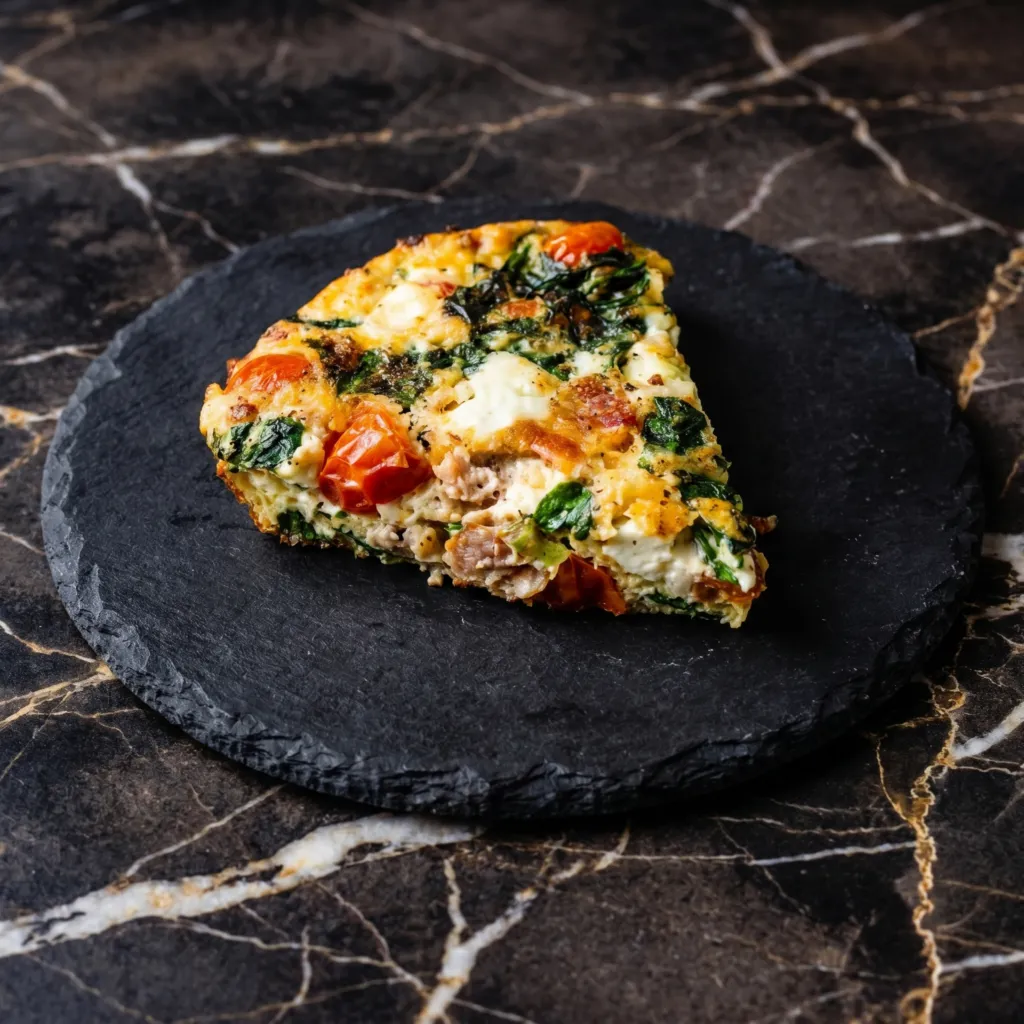 Egg White Frittata with Spinach (High Protein, Zero Guilt)