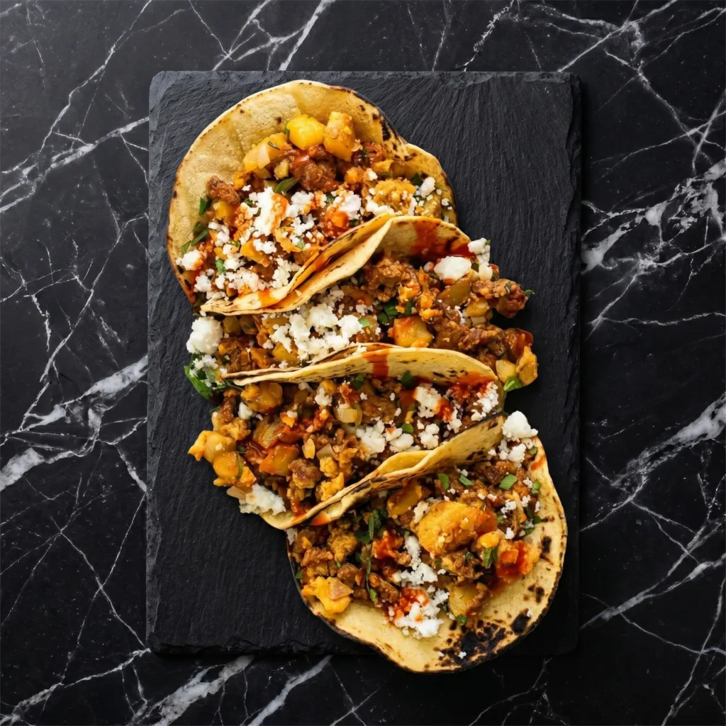Chorizo Breakfast Tacos: Spicy, Scrambled, Spectacular