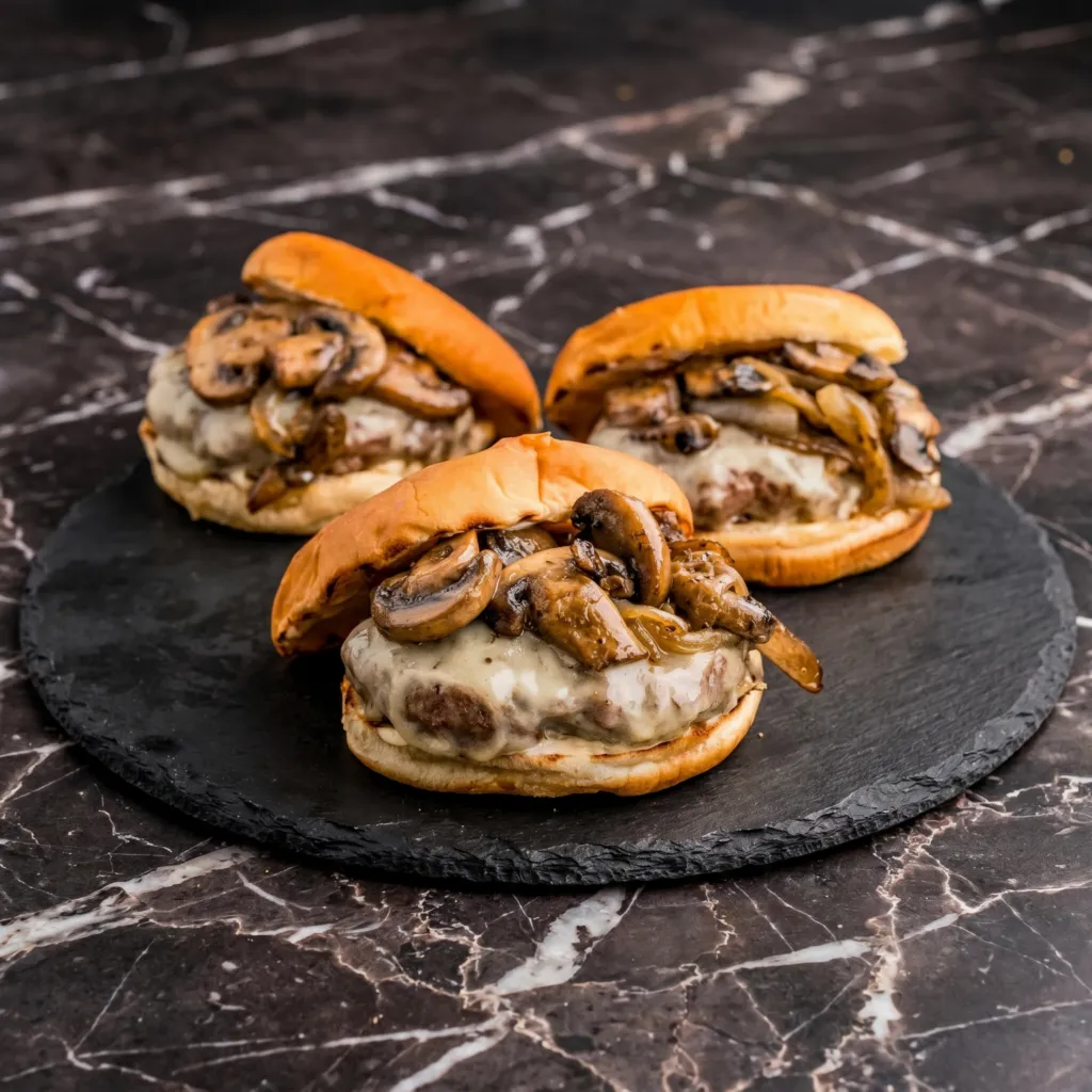 Mushroom Swiss Burgers (Fancy Enough for Guests, Easy Enough for Tuesday)