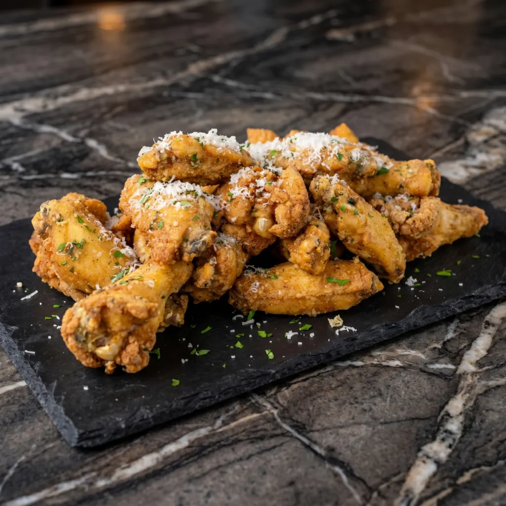 Garlic Parmesan Wings (No Sauce, All Attitude)