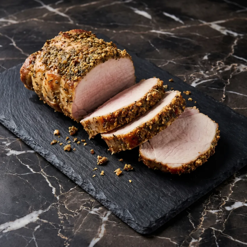 Herb Crusted Pork Loin (Fancy Dinner, Zero Stress)