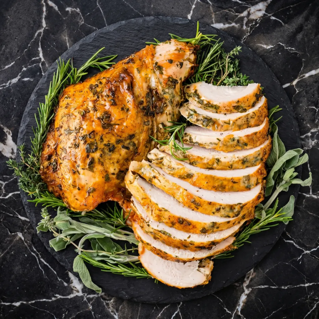 Garlic Herb Roasted Turkey Breast (Thanksgiving Any Tuesday)