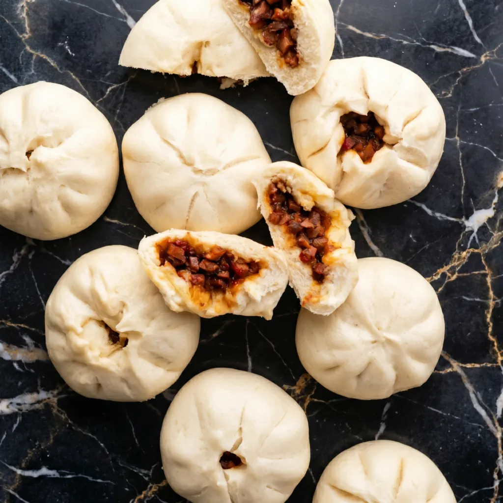 Char Siu Bao (Fluffy Clouds Filled with Sweet BBQ Pork)