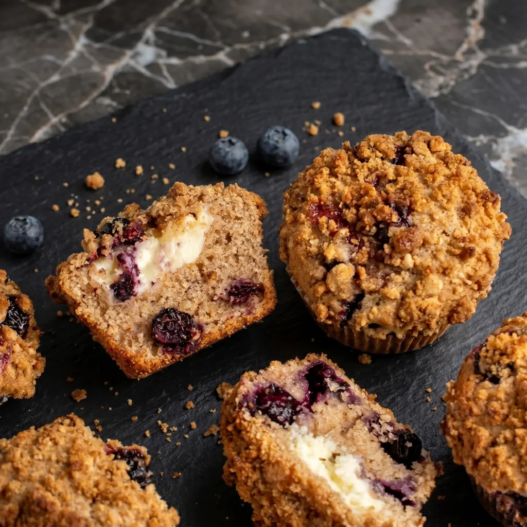 Blueberry Cheesecake Muffins That Steal the Show