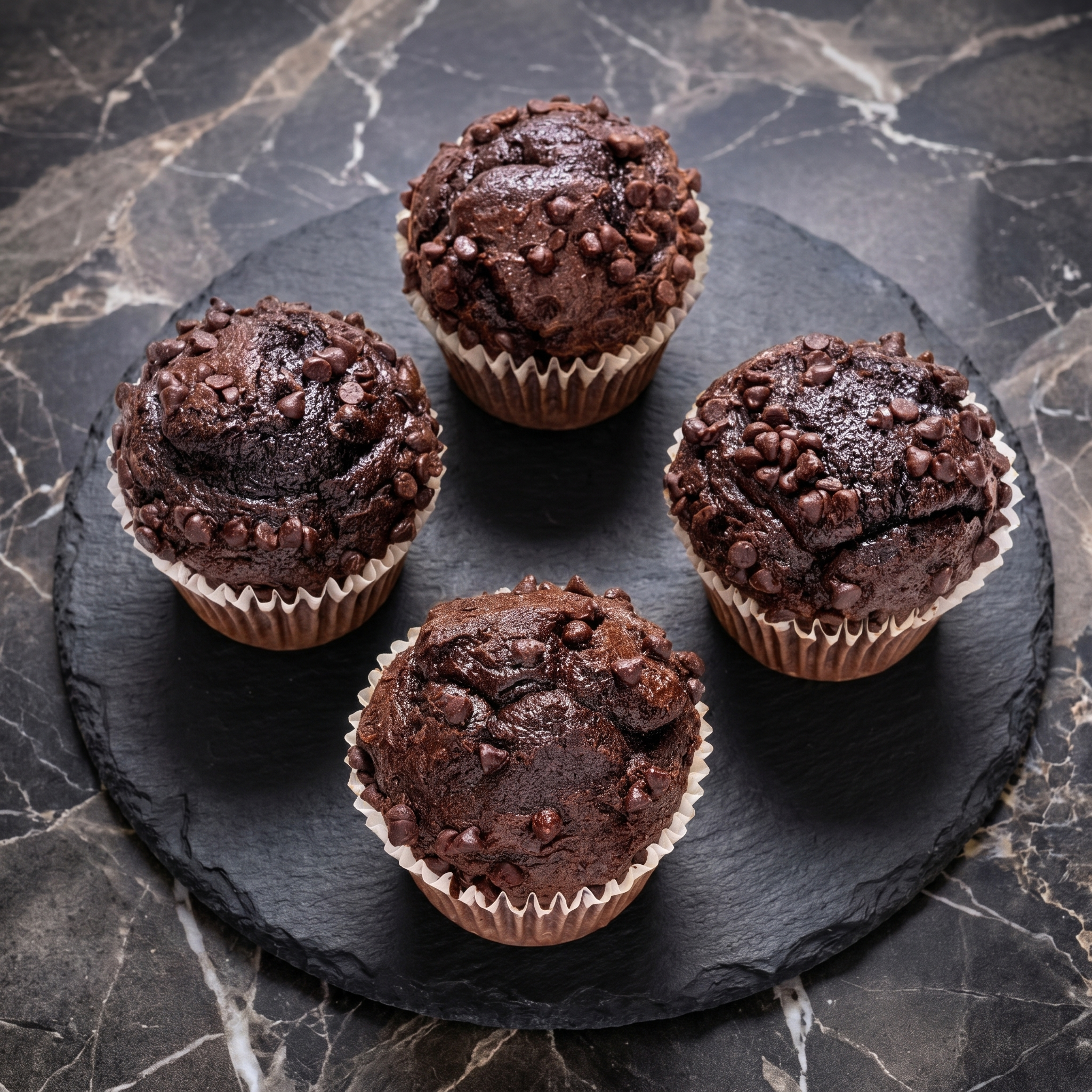 Double Chocolate Muffins: Bakery Style, Deeply Chocolatey, Dangerously Easy