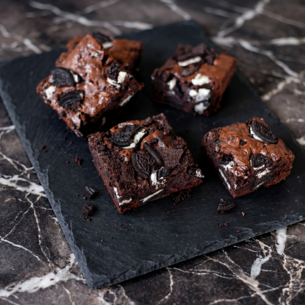 Oreo Fudge Brownies: Chocolate³. Send Help.