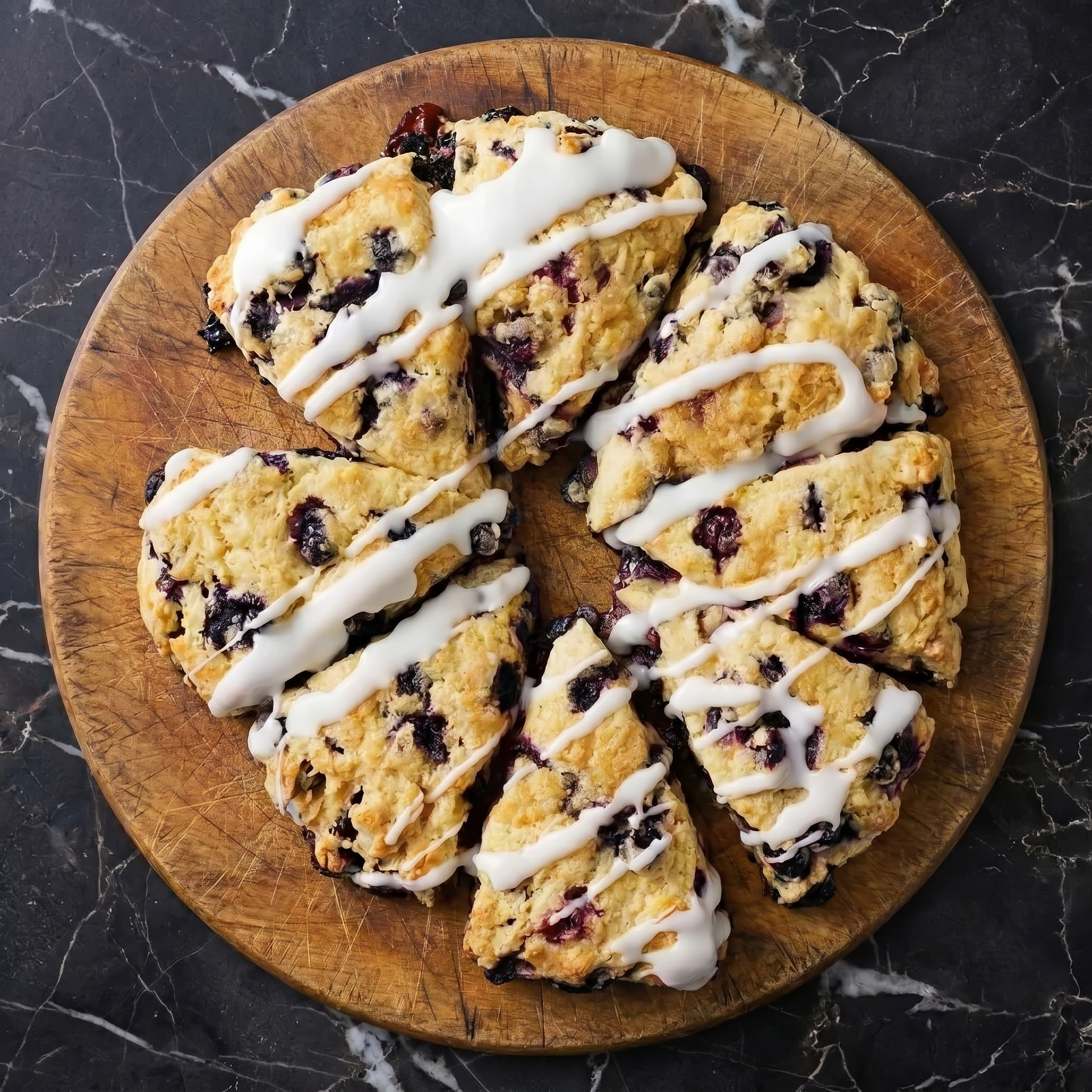 Blueberry Scones: Buttery, Flaky, Berry-Bursting