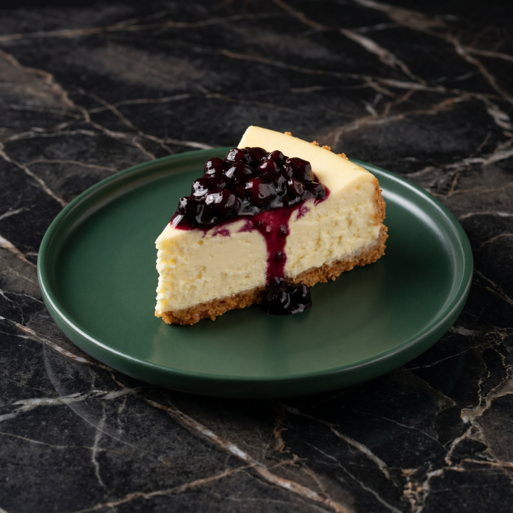 Blueberry Cheesecake (No Cracks, No Tears, No Drama)