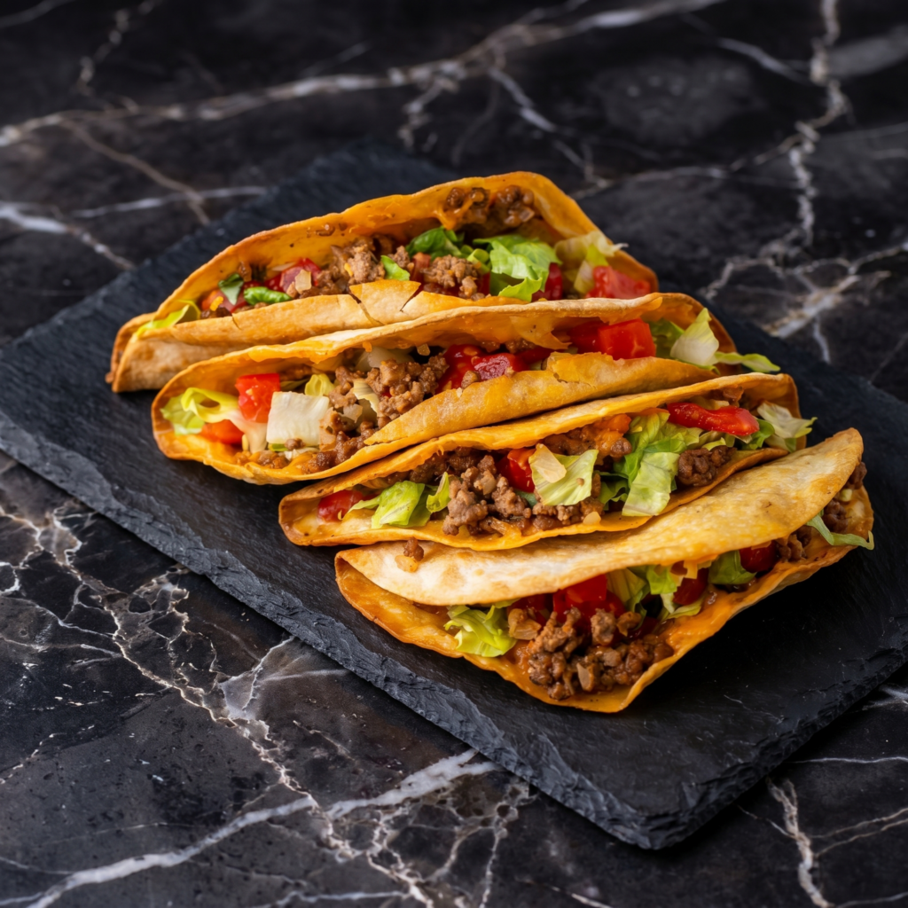 Crispy Ground Beef Tacos (Shell vs. Meat? Shell Wins)