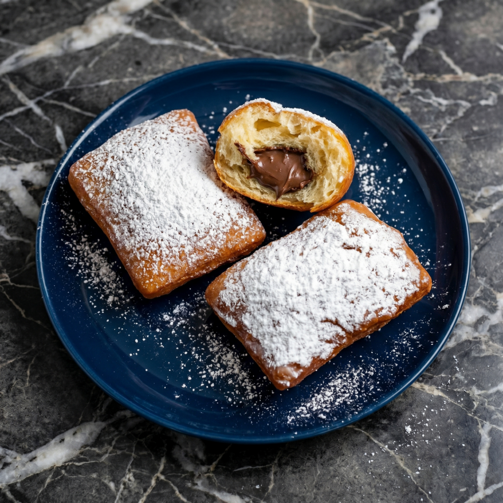 Chocolate Filled Beignets (French Quarter Meets Chocolate Heaven)