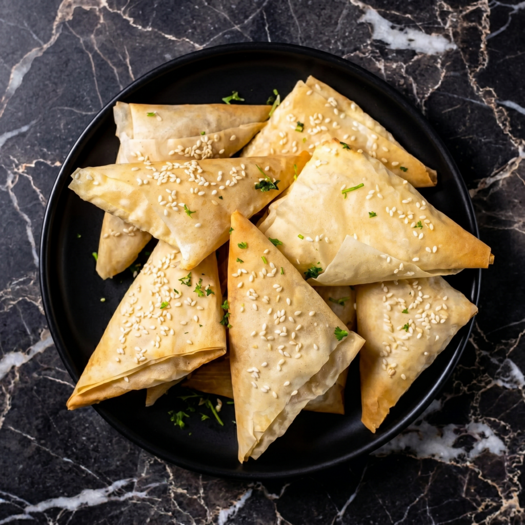 Tiropita (Flaky, Cheesy, Greek Phyllo Pie)