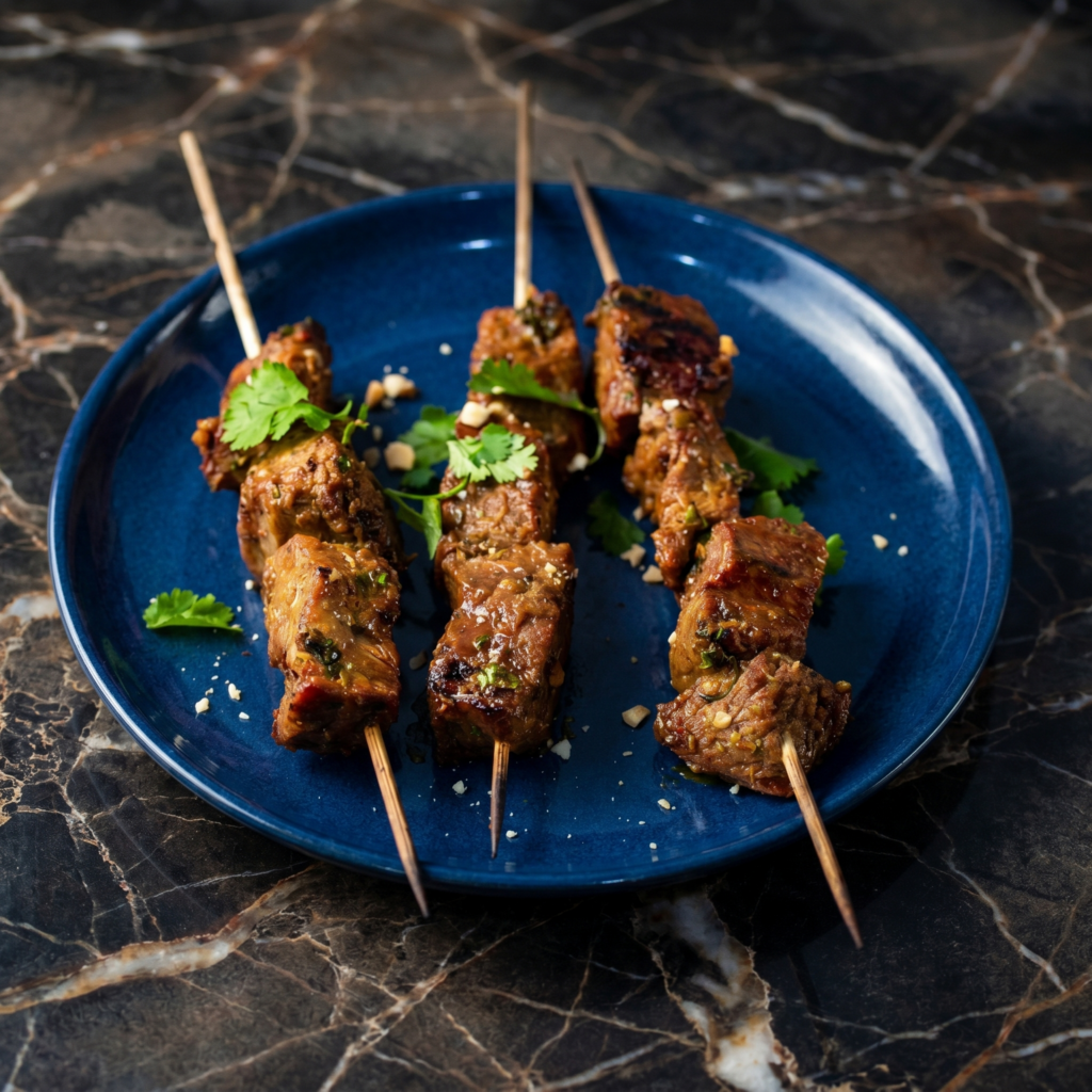 Beef Satay Skewers (Juicy, Flavor-Packed, Peanut Butter Lover’s Dream)