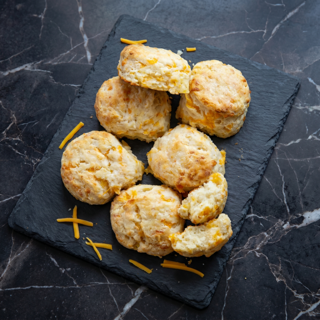 Cheddar Biscuits (Flaky, Buttery, Cheese-Packed)
