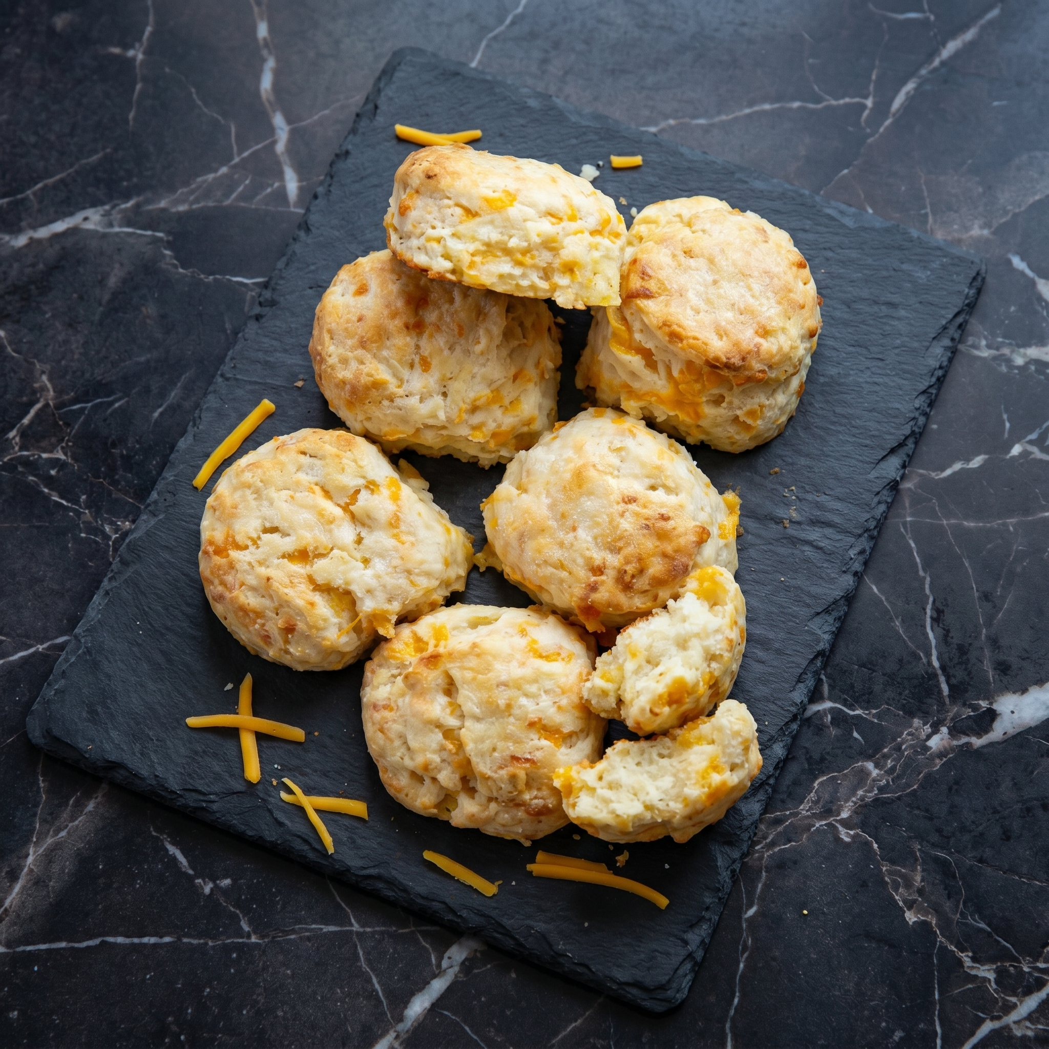 Cheddar Biscuits (Flaky, Buttery, Cheese-Packed)