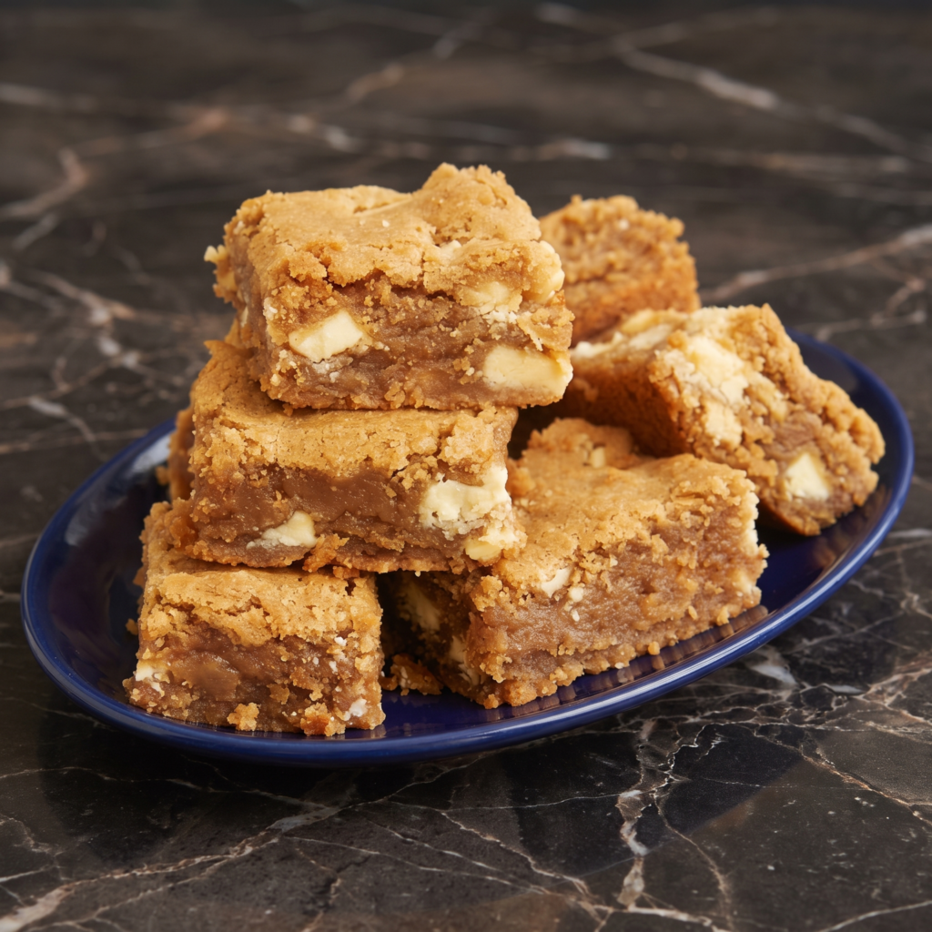 White Chocolate Blondies (Chewy, Buttery, Packed with White Chocolate Chips)