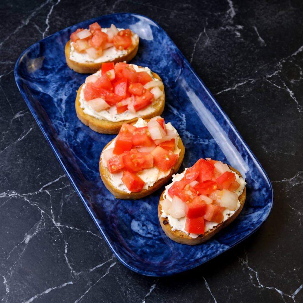 Tomato Crostini (Crunchy, Fresh, 10-Minute Appetizer)