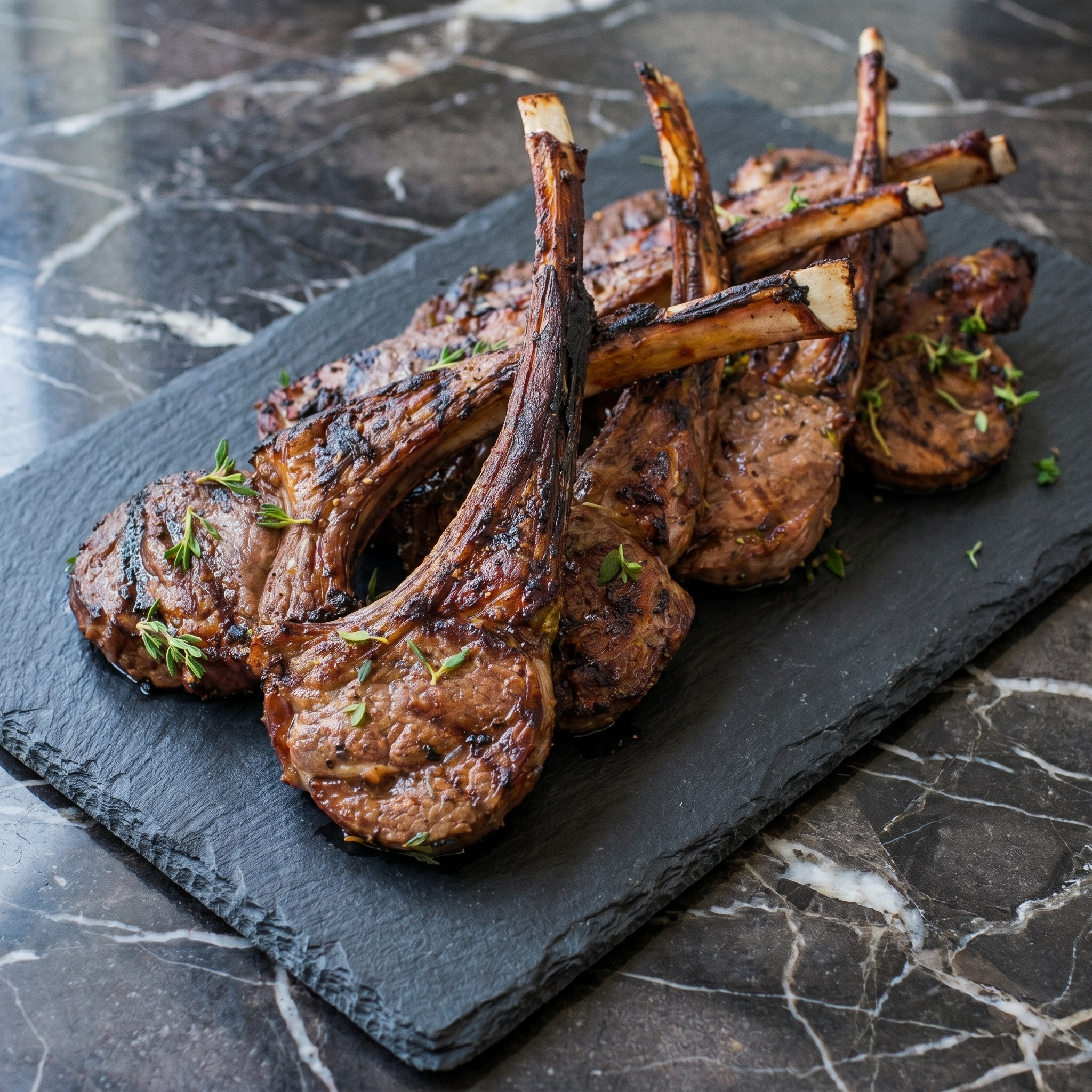 Lamb Lollipops with Mint Pesto (Fancy Enough for a Crown)