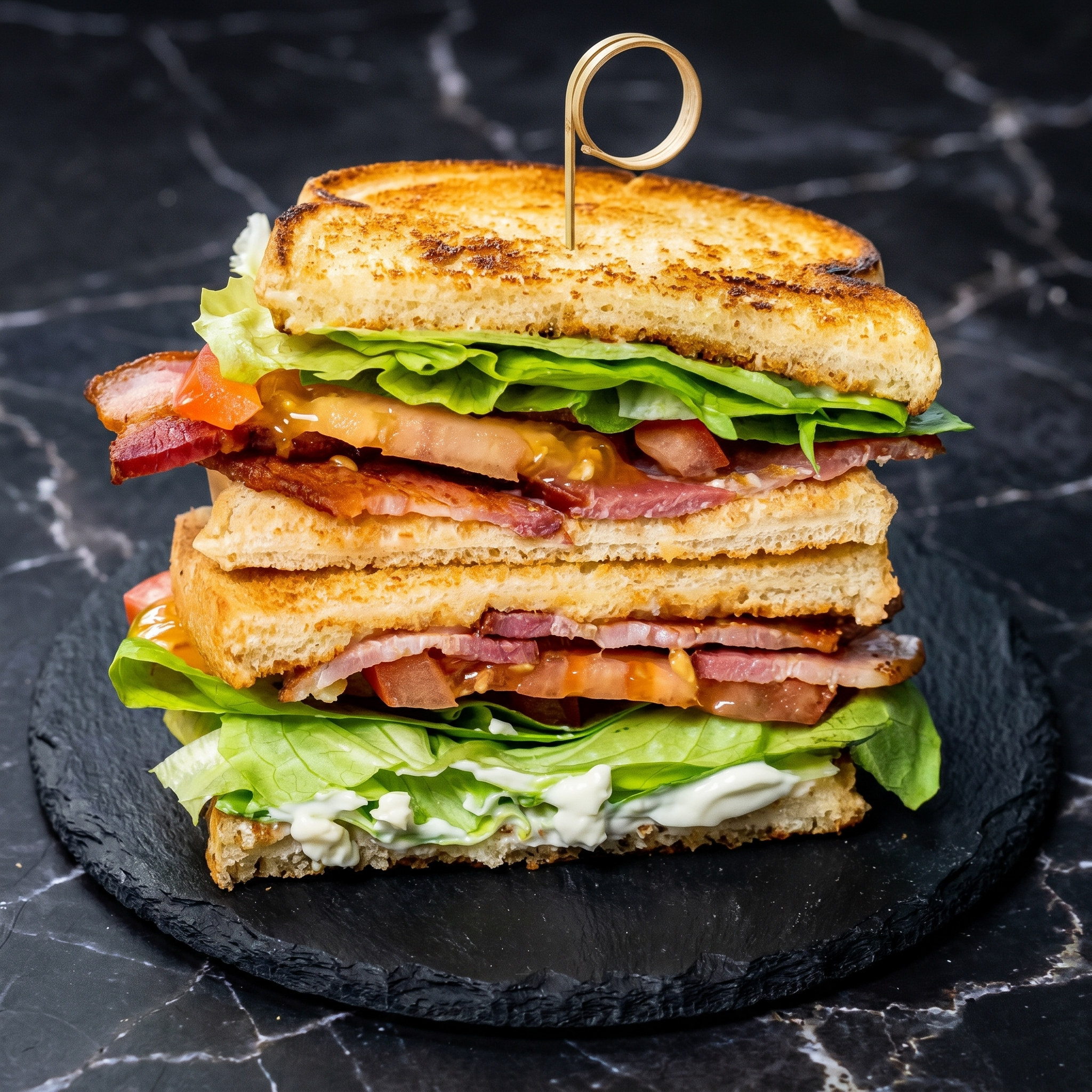 The Triple-Decker Club Sandwich That Needs Two Hands (And No Apologies)