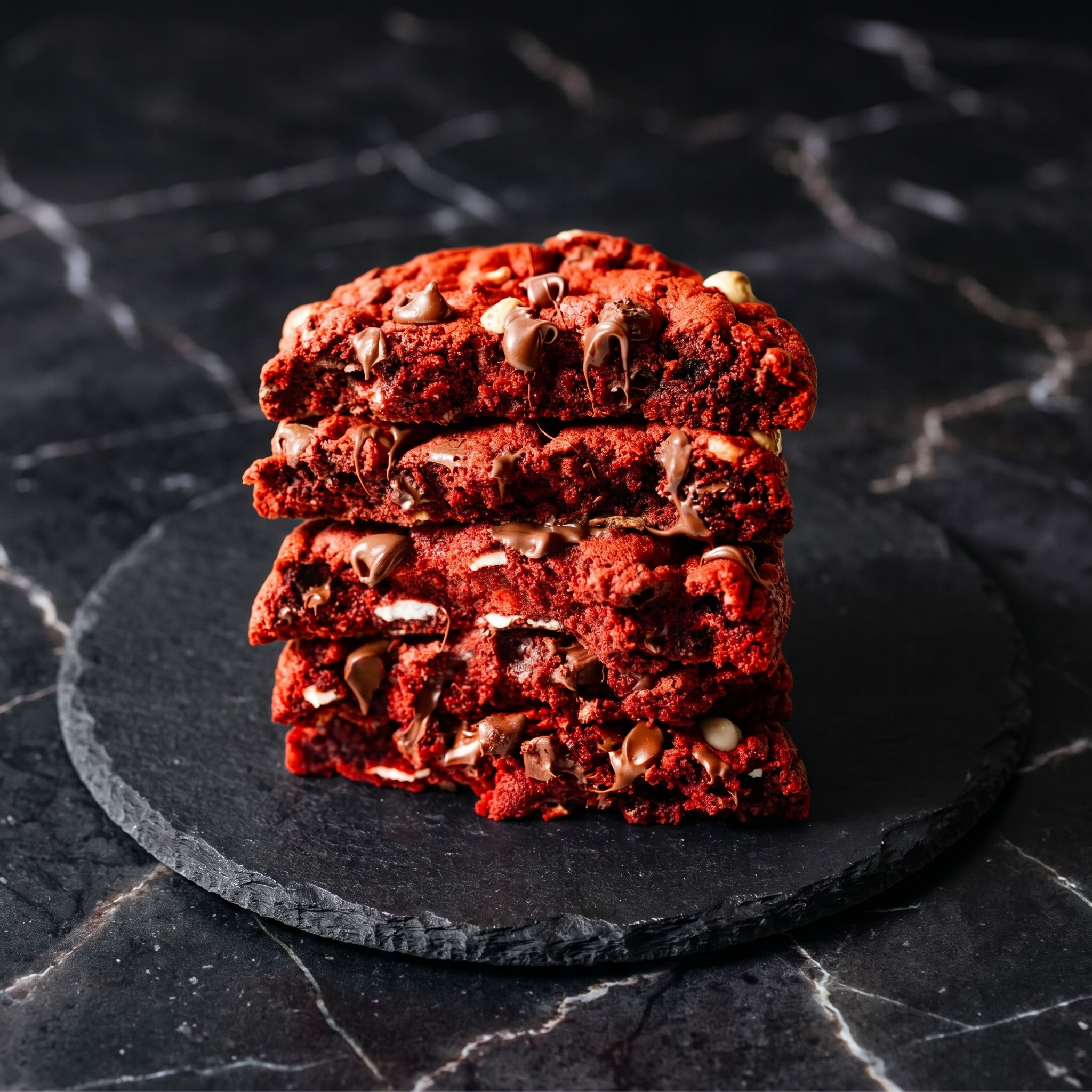 Red Velvet Cookies That Look Fancy (Zero Effort Required)
