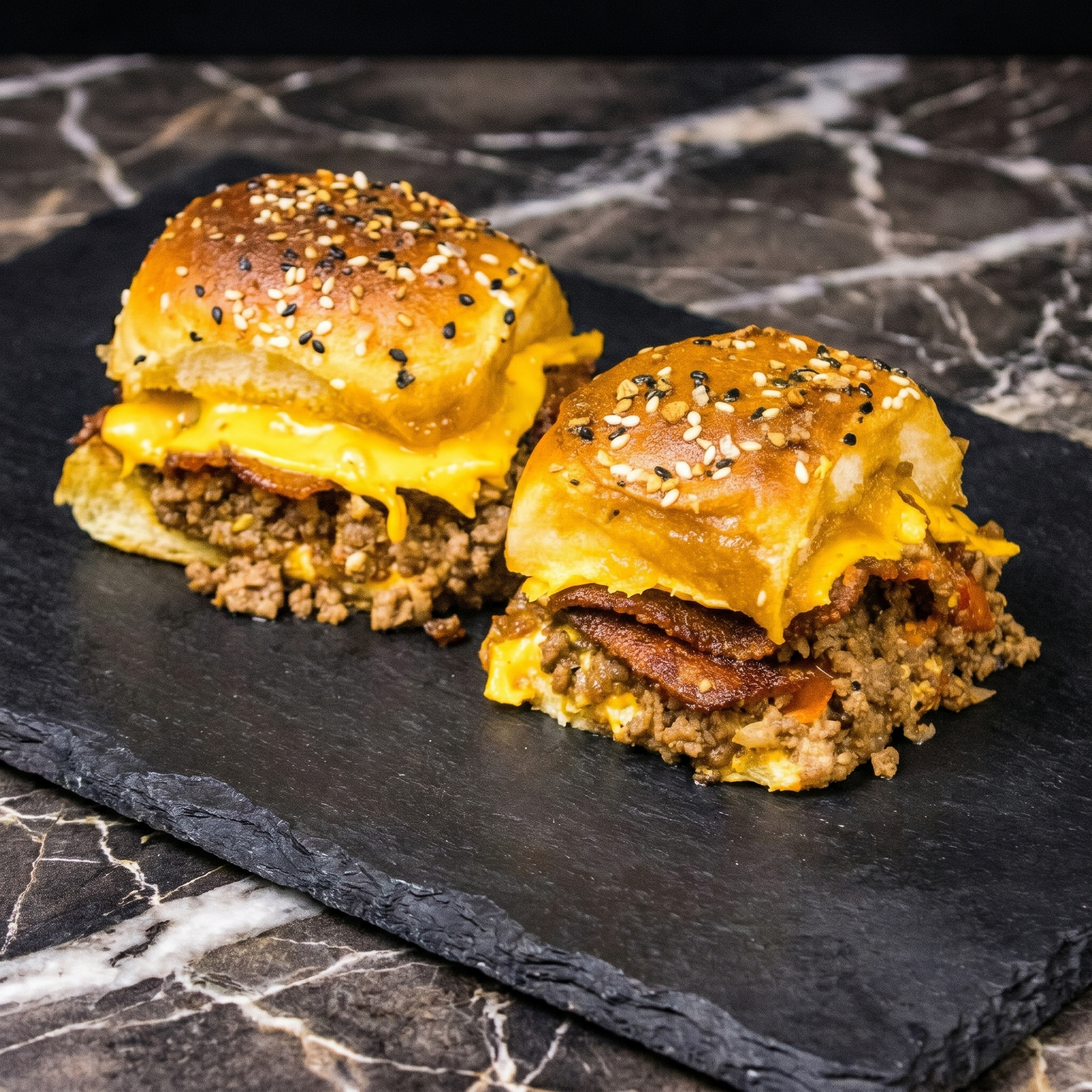 Bacon Cheeseburger Sliders: The Burger Got Bite-Sized