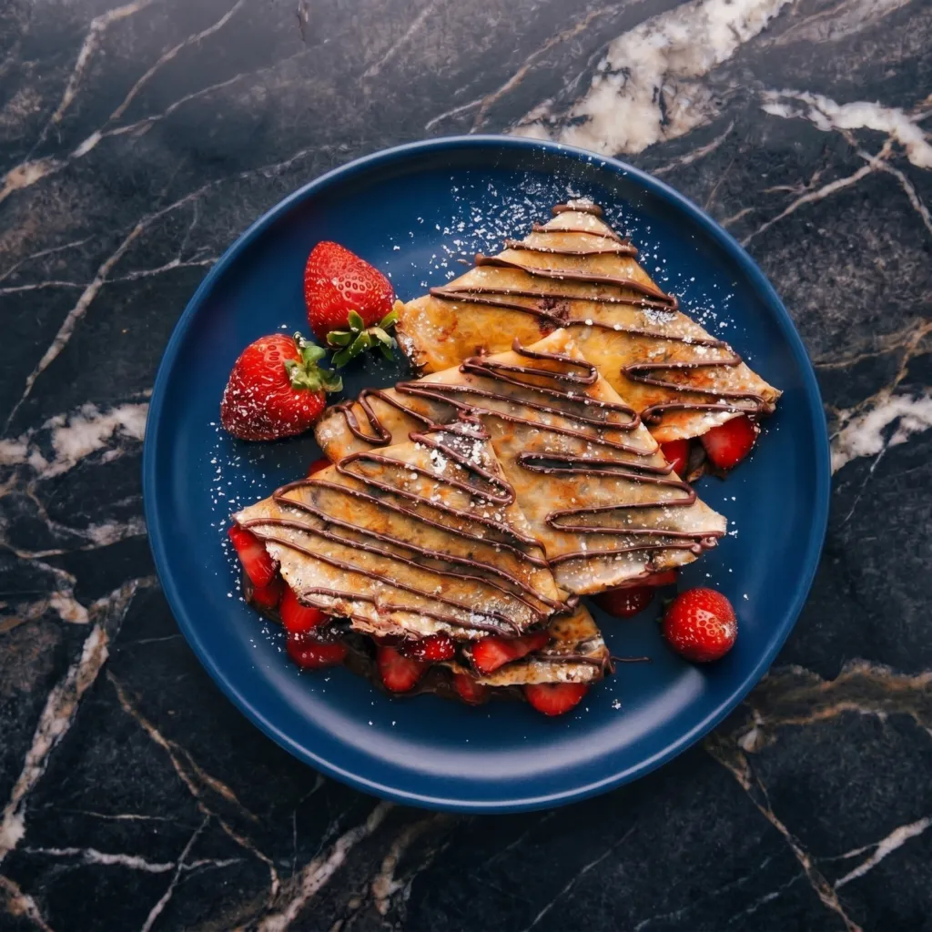 Nutella Crepes (The 5-Minute French Breakfast)