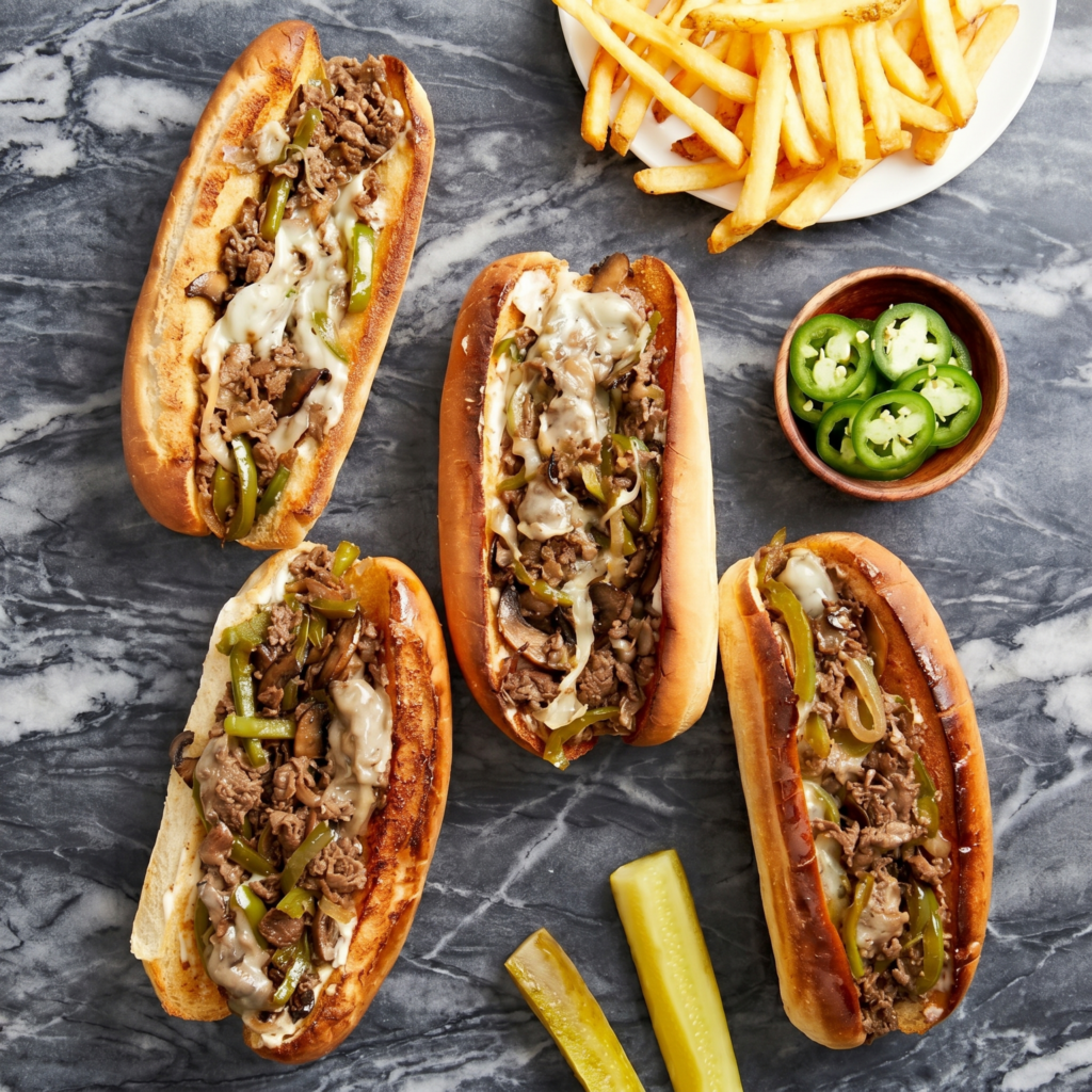 Philly Cheesesteak Sandwich (Thin Sliced, Cheesy, Unforgettable)