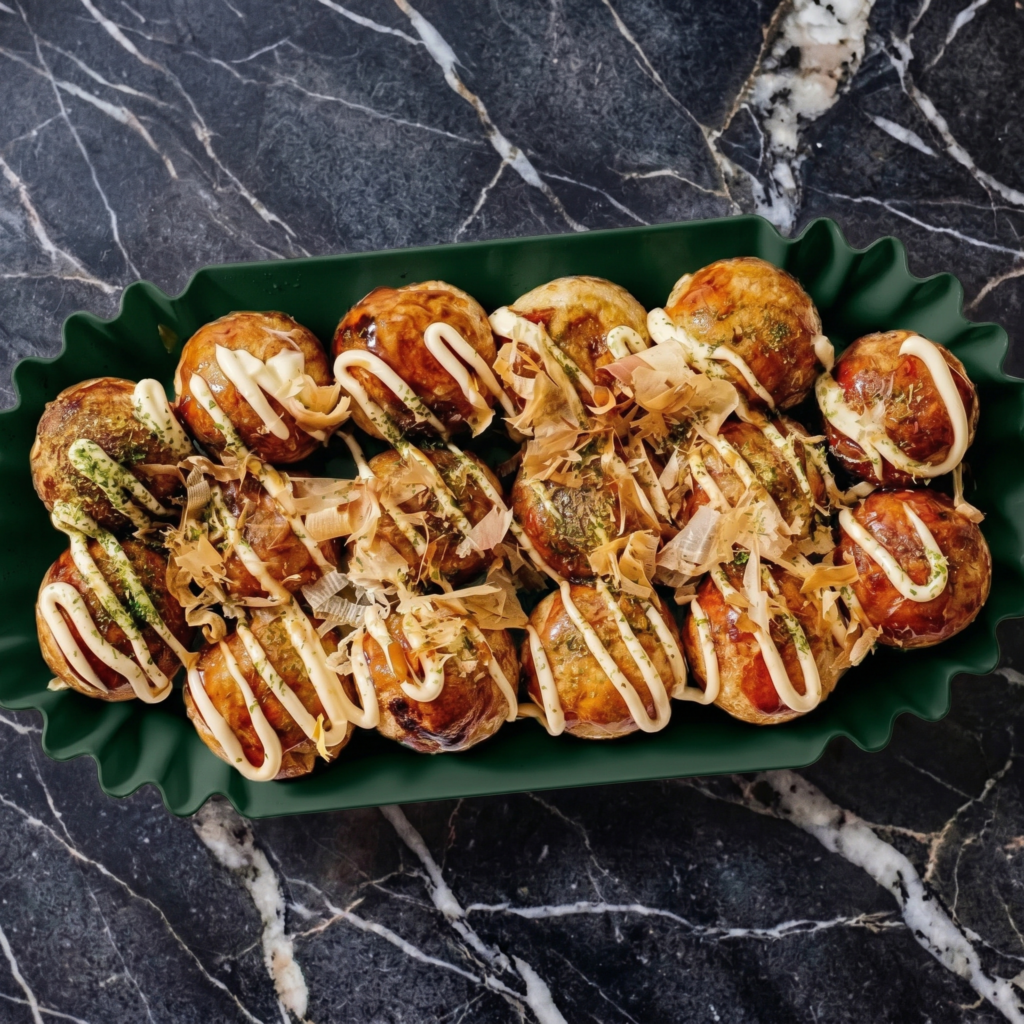 Takoyaki (Crispy Octopus Balls from Osaka)