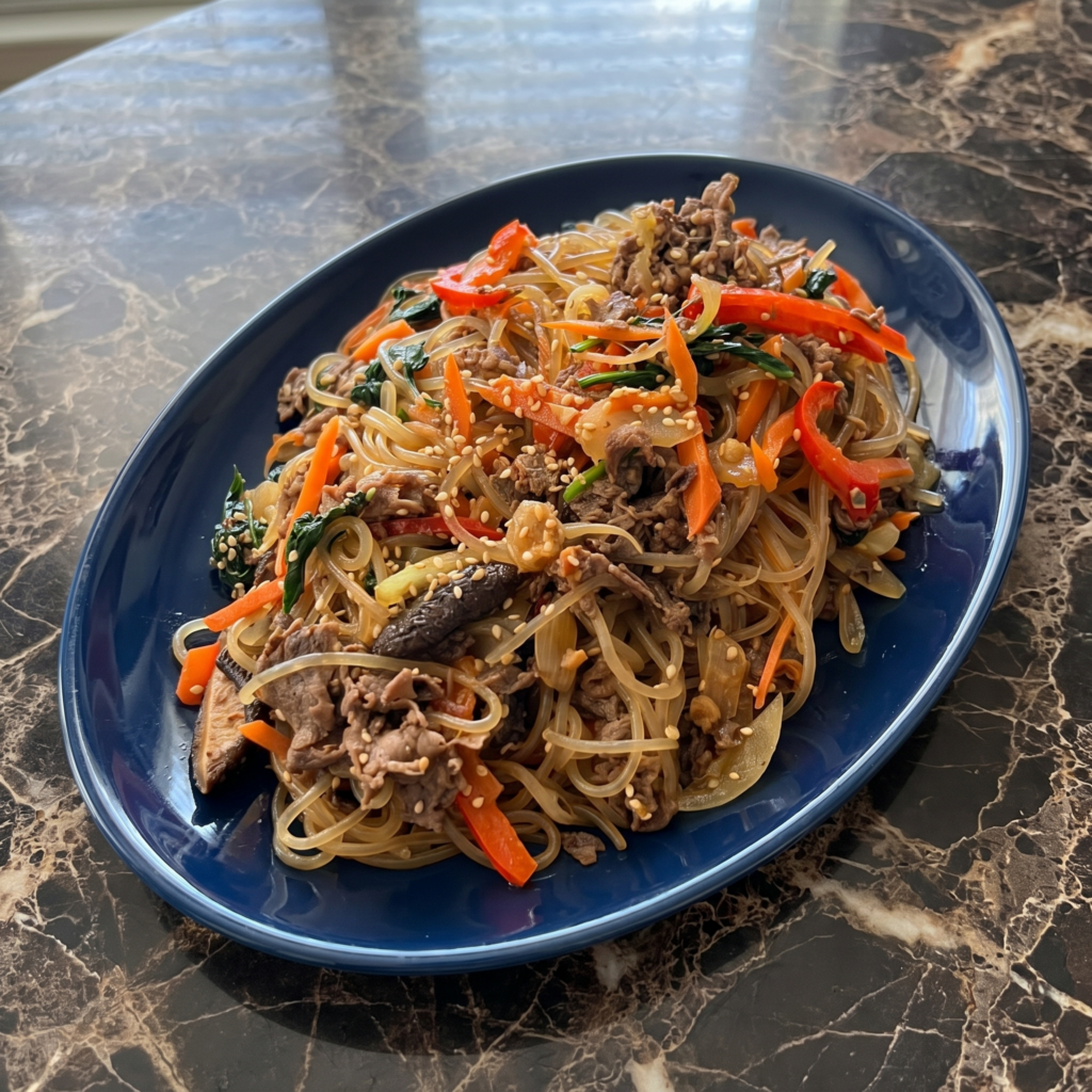 Japchae (Sweet Potato Noodles Stir-Fried to Glory)