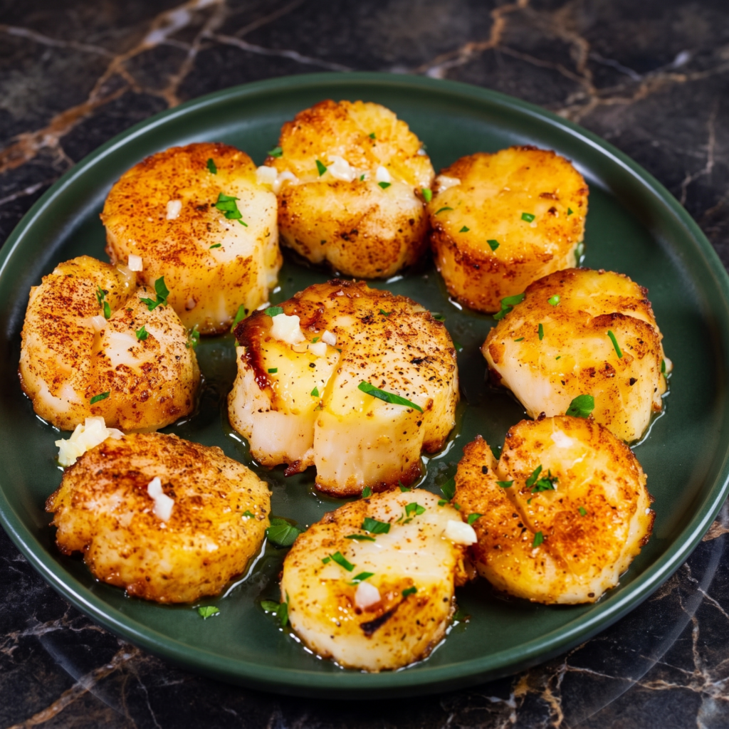 Garlic Lemon Butter Scallops (Restaurant-Fancy, 10 Minutes)
