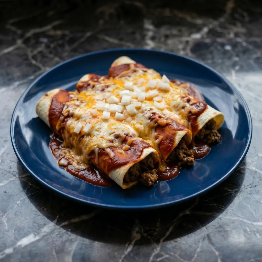 Beef Enchiladas (Cheesy, Saucy, and Gone in 10 Minutes)