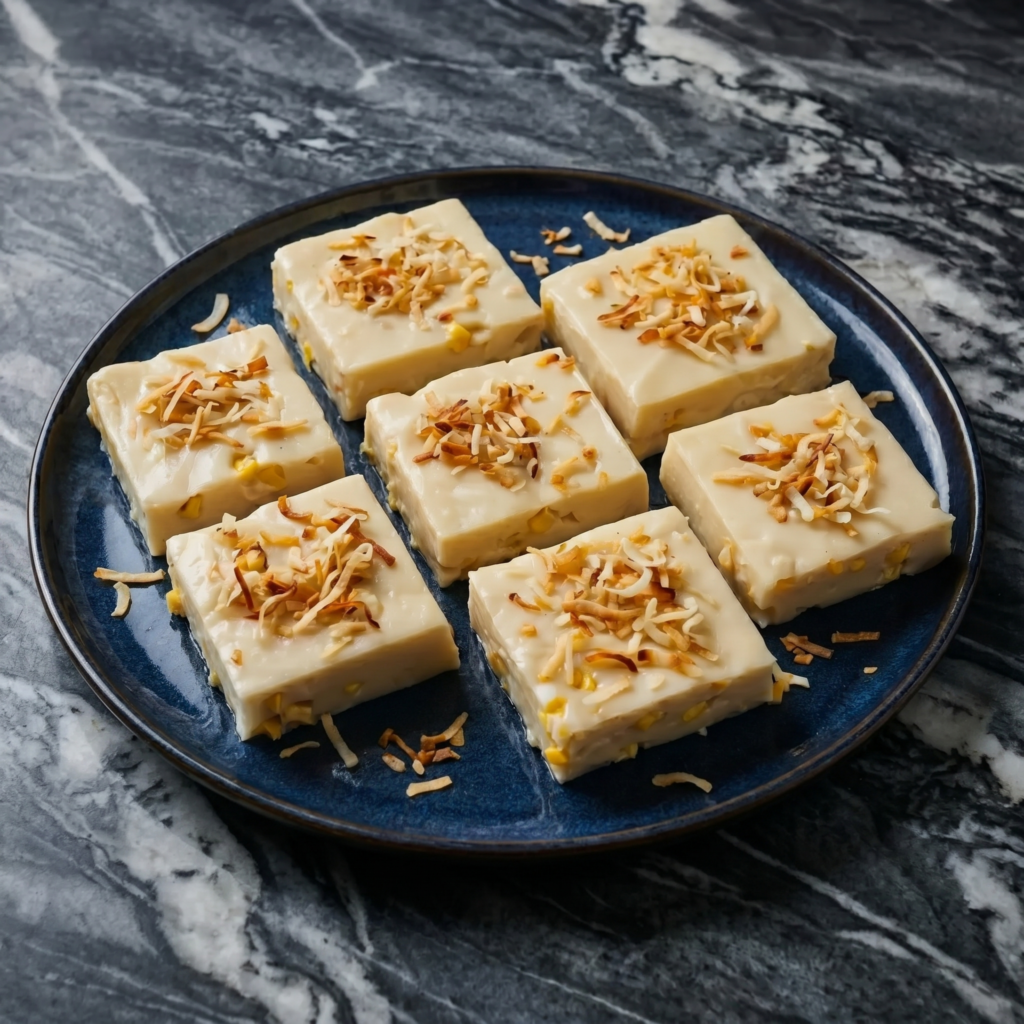 Maja Blanca (Filipino Coconut Pudding, Creamy & Dreamy)